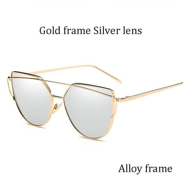 2017 Brand Retro Cat Eye Sunglasses Women Vintage Fashion Rose Gold Mirror Eye Glasses Unique Flat Ladies Eyewear Oculos UV400 – C5 2017 Brand Retro Cat Eye Sunglasses Women Vintage Fashion Rose Gold Mirror Eye Glasses Unique Flat Ladies Eyewear Oculos UV400 – C5