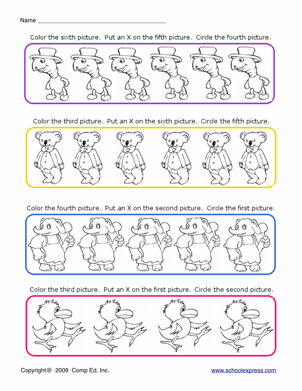 Ordinal Numbers Coloring Worksheet FREE worksheets Ordinal Numbers has10 pages Ages 3