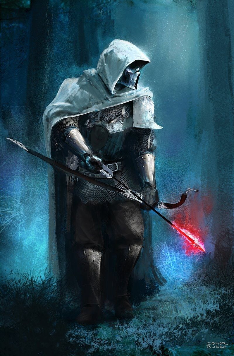 theswedishbed.com collected the work of 40 great illustrators who thought it might be cool to redesign Darth Vader using only the passage that first describes him in the script. Dark Fantasy Art, Fantasy Armor, Medieval Fantasy, Fantasy Star, Fantasy Male, Rpg Character, Character Portraits, Fantasy Character Design, Character Inspiration