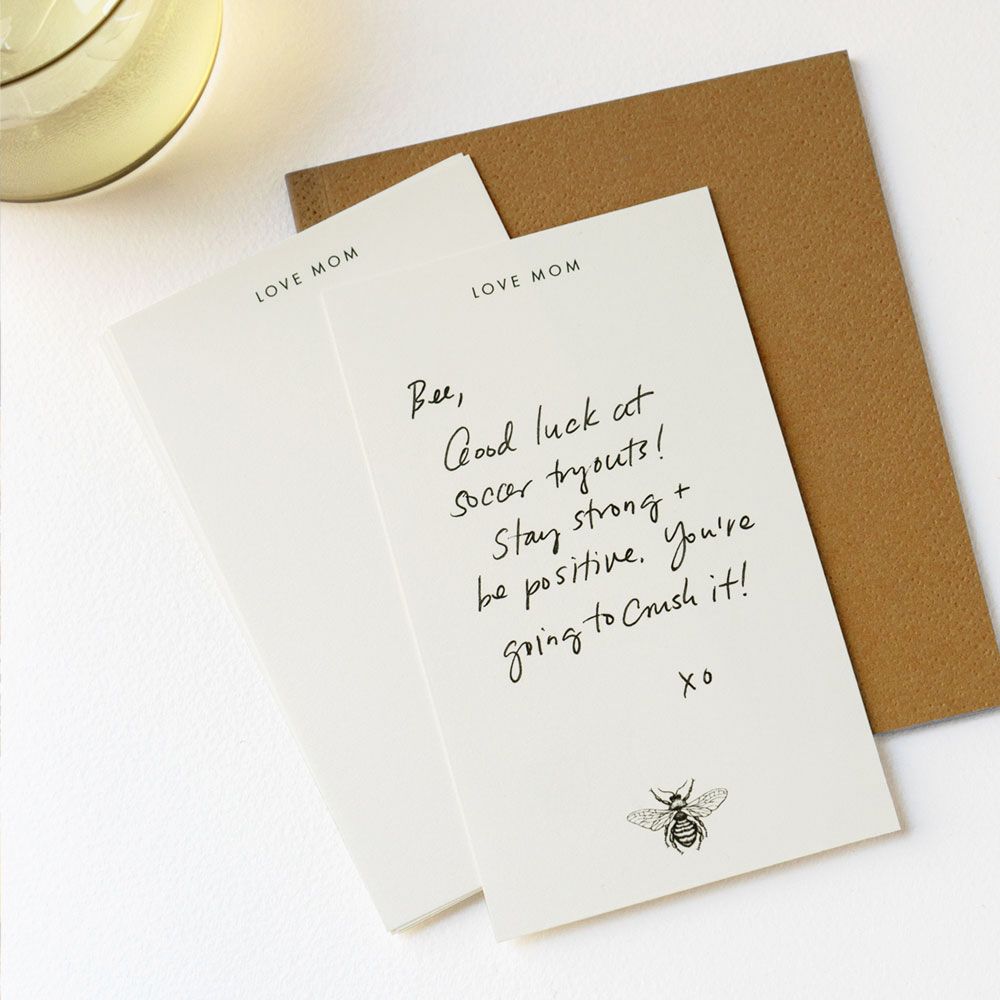 These versatile jotter cards are perfect for quick grocery lists, unexpected love notes or a "be back in 10" message. And better yet, they make for a great gift. Choose from our curated assortment of motifs to customize the bottom of your ecru jotter. Elsa Peretti, Personalized Stationery, Personalised, Unexpected Love, Study Journal, Jotter, Lesage, Love Mom, Grocery Lists