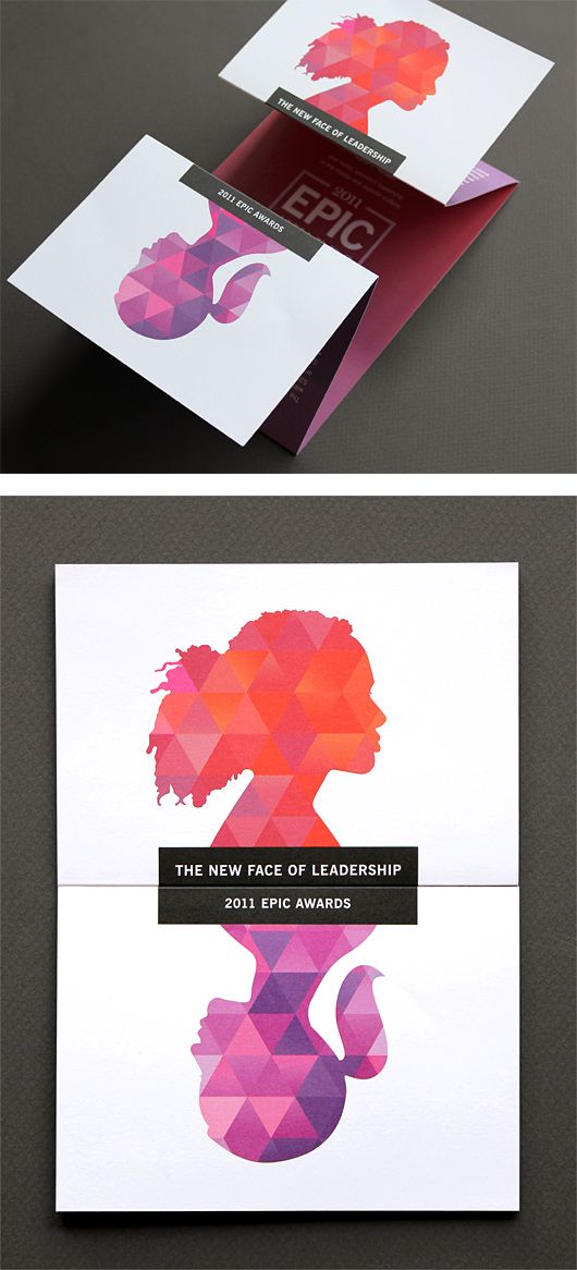 2011 EPIC Awards Identity by Hyperakt | Inspiration Grid | Design Inspiration Flyer Design, Flugblatt Design, Buch Design, Karten Design, Visual Design, Layout Design, Card Design, Poster Design, Branding Design