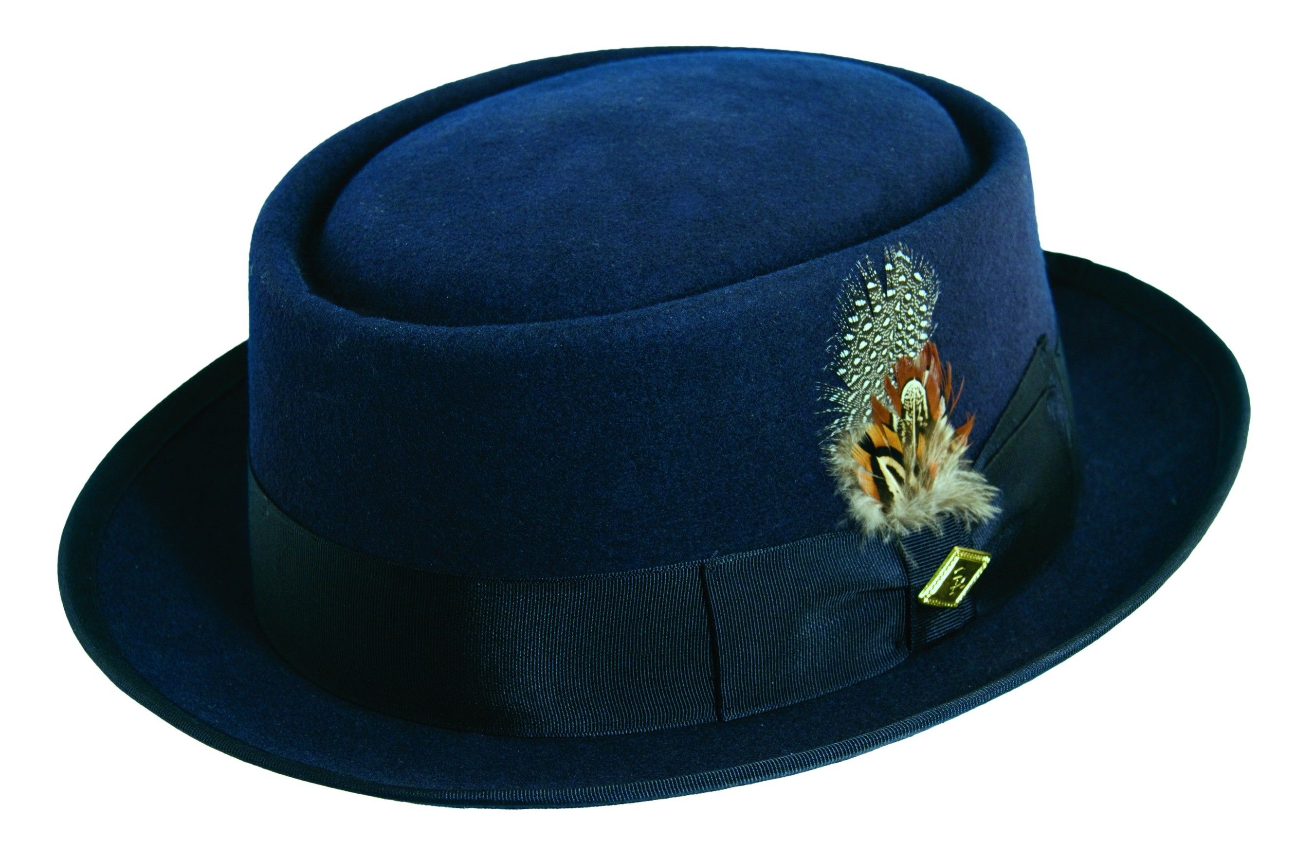 Stacy Adams Mens Wool Rocker Fedora