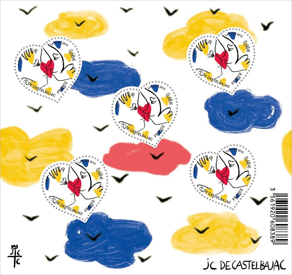 Stamp Sheet The Heart Of Jean Charles De Castelbajac France Valentine S スタンプ 切手 バレンタイン Stamp Sheet The Heart Of Jean Charles De Castelbajac France Valentine S スタンプ 切手 バレンタイン