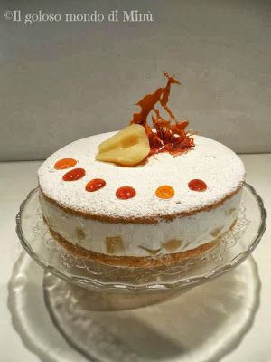 Ricotta e pere con base Dacquoise alle nocciole