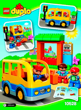 School Bus 10528 Lego Duplo Town Building Instructions Lego