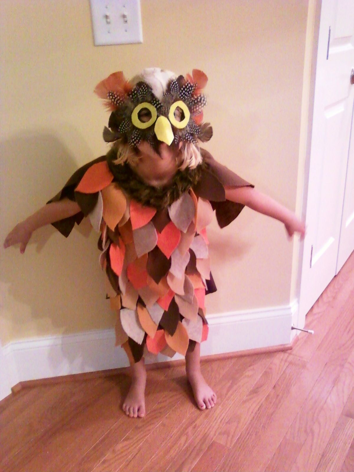 Homemade owl costume!