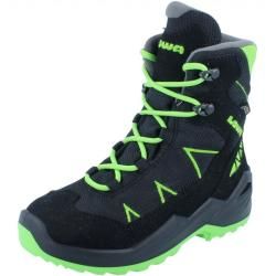 Lowa Jonas Gtx Mid Kinder schwarz/limone Lowa
