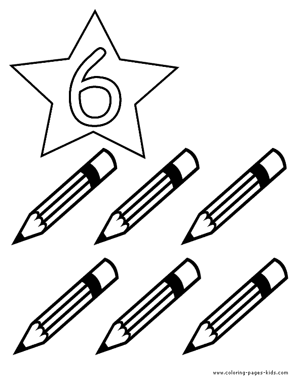 Number Six Pencils Count Color Page, Numer Coloring Page, Education School Coloring Pages, Color Plate… Coloring For Kids, Coloring Pages For Kids, Coloring Pages Number Six Pencils Count Color Page, Numer Coloring Page, Education School Coloring Pages, Color Plate… Coloring For Kids, Coloring Pages For Kids, Coloring Pages