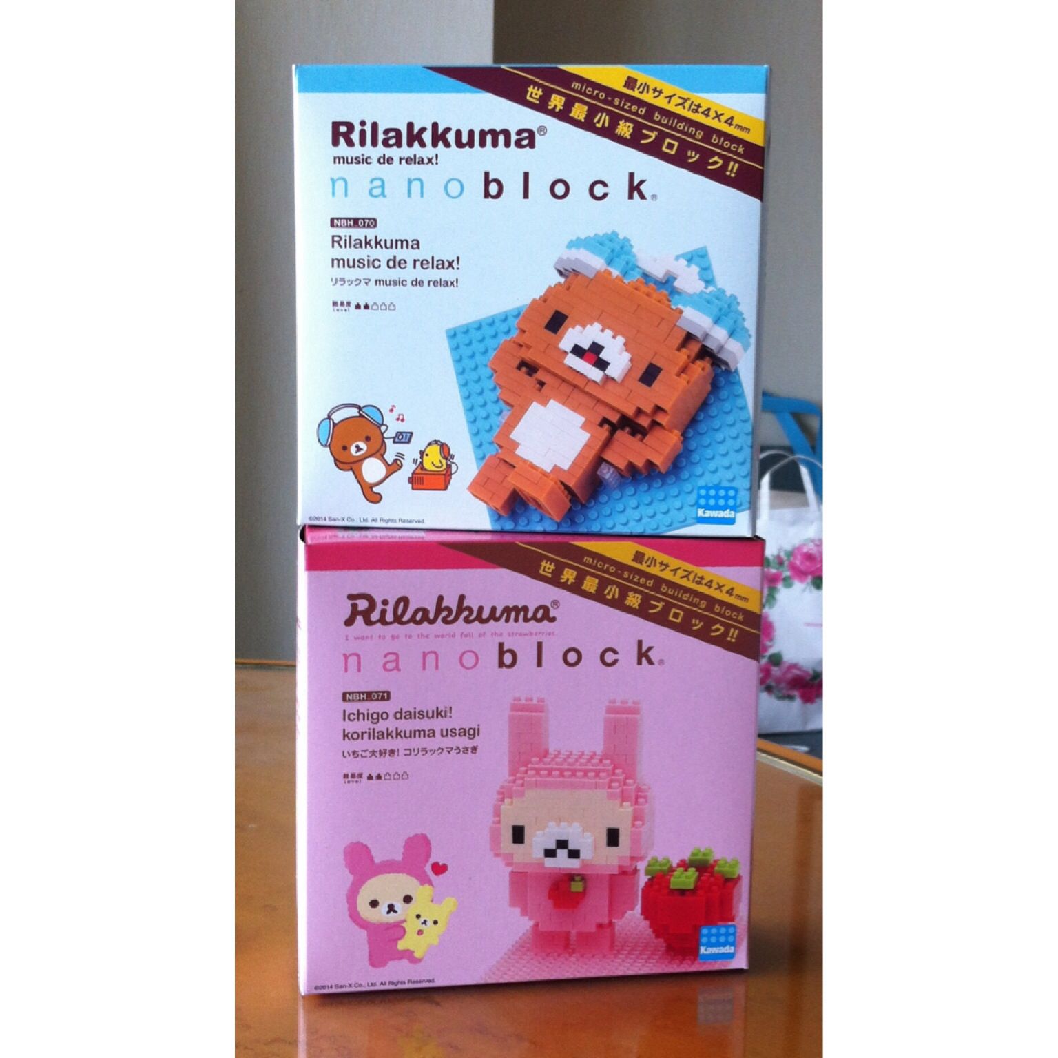 korilakkuma usagi nanoblock NBH/_071 Ichigo daisuki