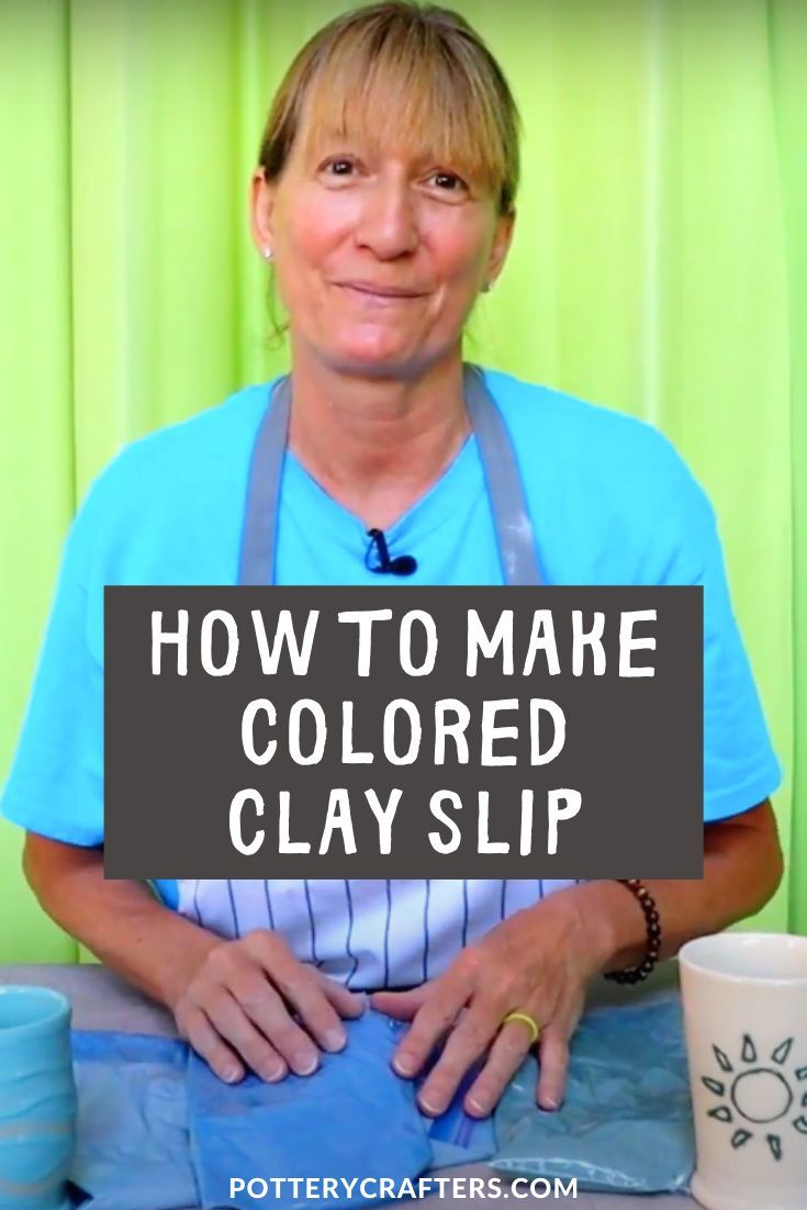 Making colored clay slip is very easy to learn and fun. Follow along as I make a few different colors. You'll also get some tips to avoid lumps and make your slip better and smoother. #clay #slip #pottery #ceramics #clayslip Ceramics Pottery Bowls, Pottery Pots, Pottery Crafts, Diy Pottery, Hand Built Pottery, Glaze Ceramics, Pottery Making, Glazes For Pottery, Ceramic Pottery