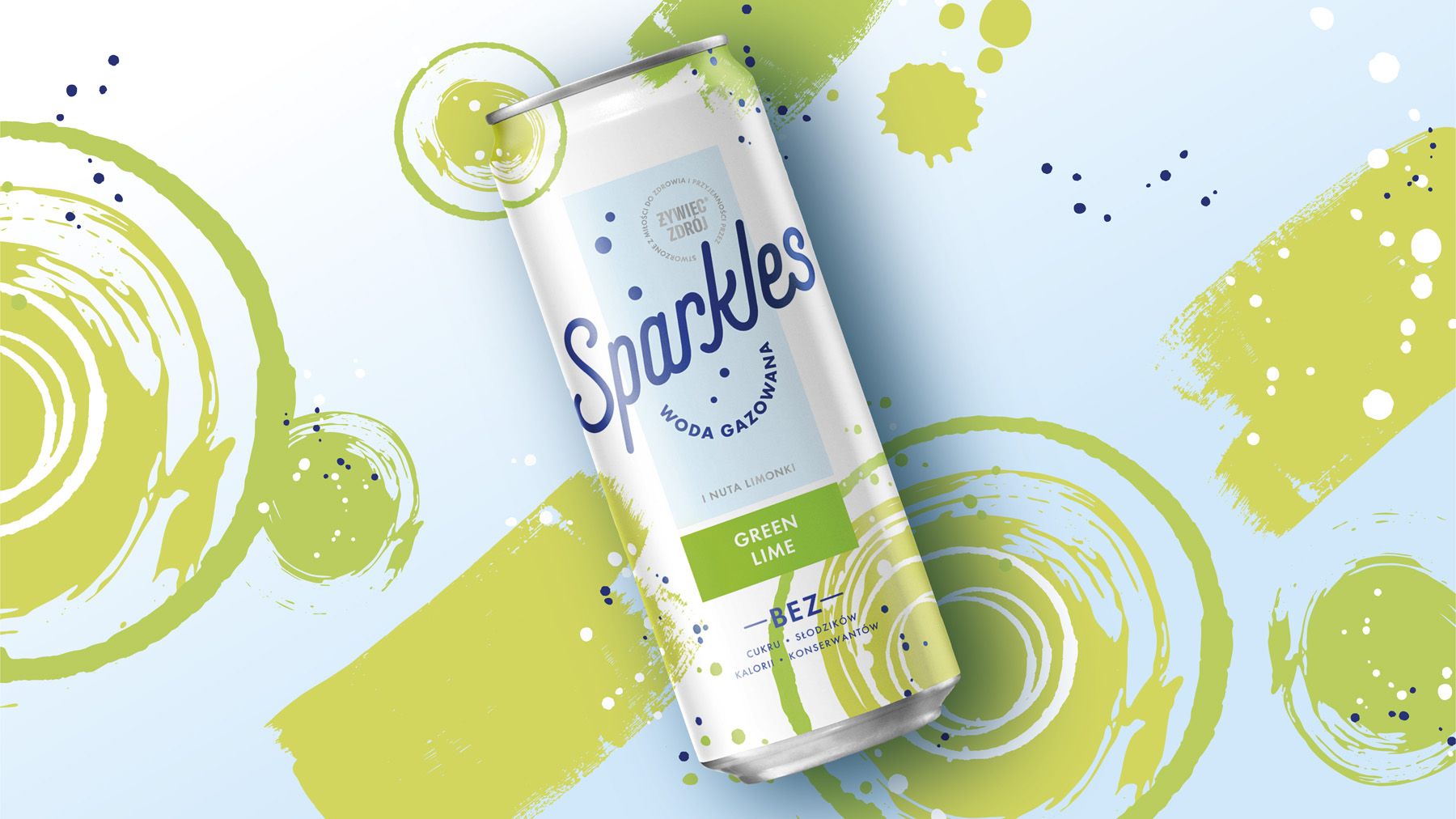 Żywiec Zdrój Sparkles Sparkling water packaging, Water
