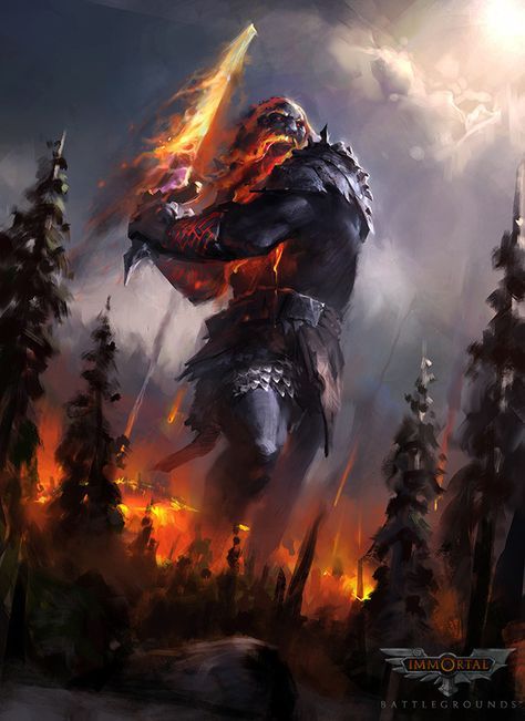 ArtStation - Surtr, Eli Ring | Fantasy beasts, Fantasy monster, Fantasy art