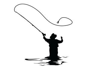 Download Fly Fishing Decal - Fly Fish Sticker - Outdoorsman Flyfishing Decal, Fly… | Fishing decals, Fly ...
