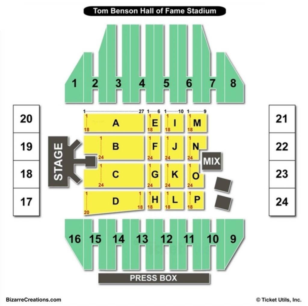 elegant along with gorgeous tom benson hall of fame stadium tom benson stadium seating chart