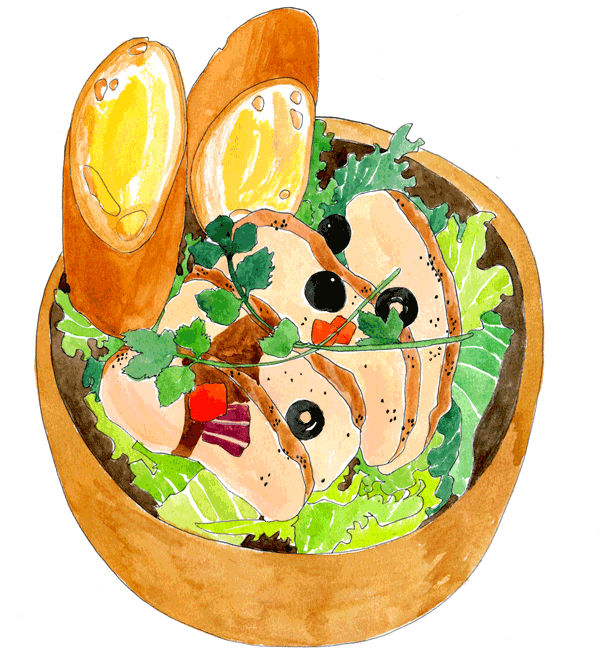 なつんこ日記 サラダ イラスト フード イラスト 食品イラスト なつんこ日記 サラダ イラスト フード イラスト 食品イラスト
