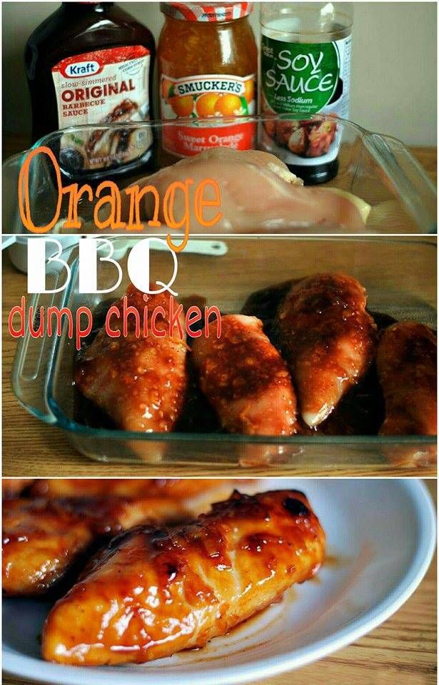 This Orange BBQ Dump Chicken is one of our most popular recipes. With ...