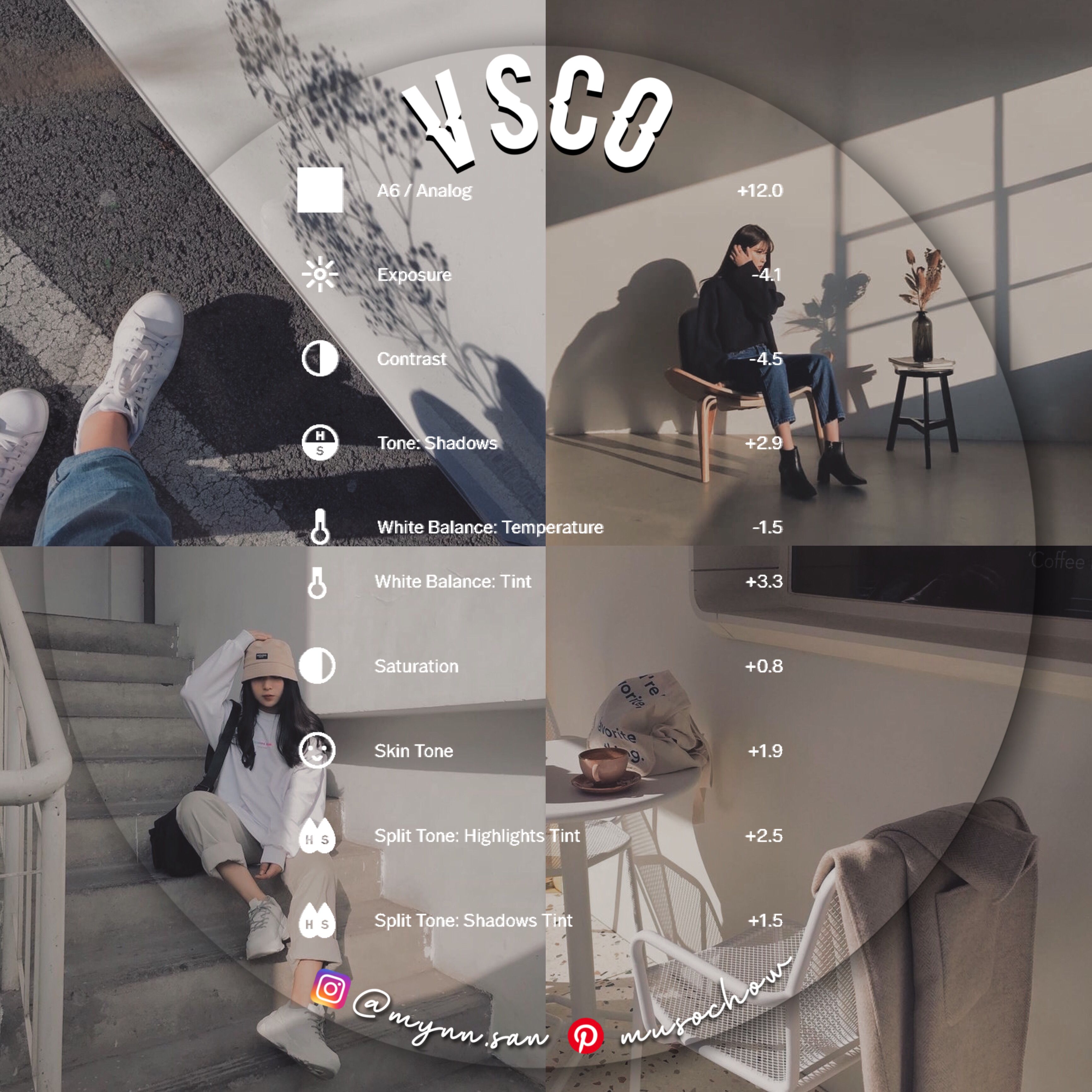 made by @mynnsan 👑//// Filter Guide🎈/Filter Tips🍒/Filter/Foodie 🍭//////// ( For more updates, please follow my board, thanks in advance ) 💋✨ #VSCOFILTER #VSCO #VSCOPH #vscous #vscouk #mynnsan #edits #vscox Photography Editing Apps, Photo Editing Vsco, Photo Editing Lightroom, Photography Filters, Instagram Photo Editing, Art Photography, Photoshop, Fotografia Vsco, Vsco Filter Free