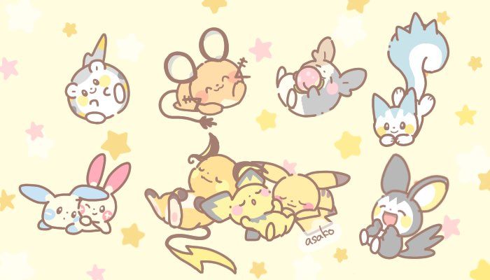 芋子 ピチュー かわいい ポケモン 可愛い イラスト 可愛いポケモン