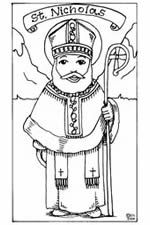 Download Printable pictures of St. Nicholas for children to color. | St nicholas day, Saint nicholas ...