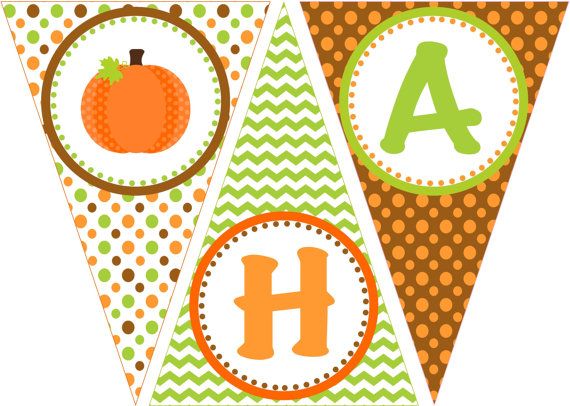 fall pumpkin banner pumpkinpatch birthday banner instant download