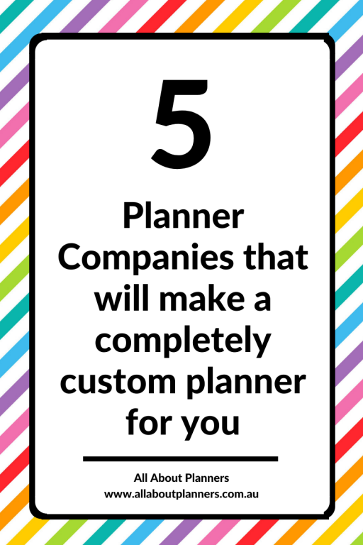 Custom homework planner