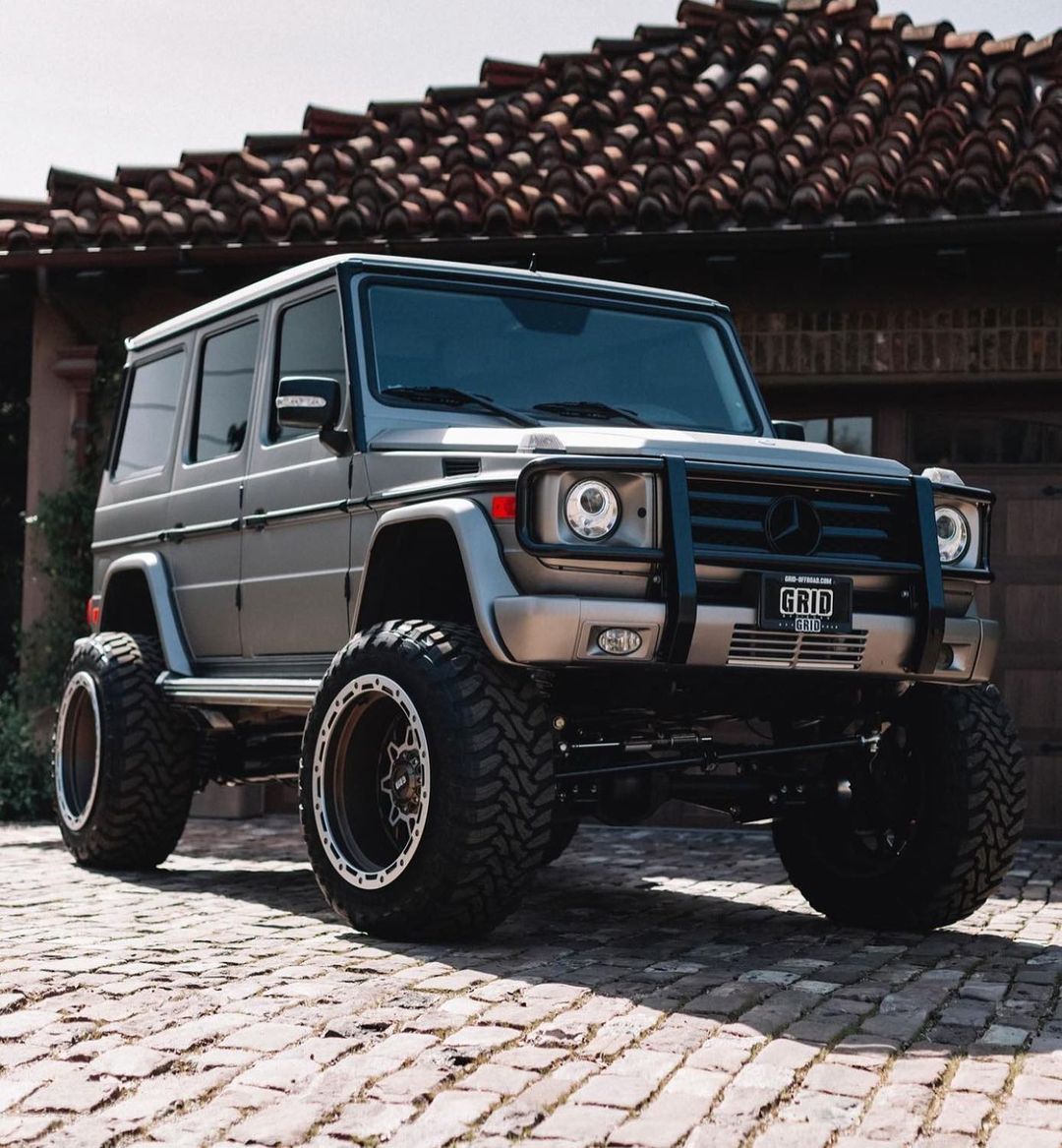 CarLifestyle on Instagram “Lifted GWagon on gridoffroad wheels. Make