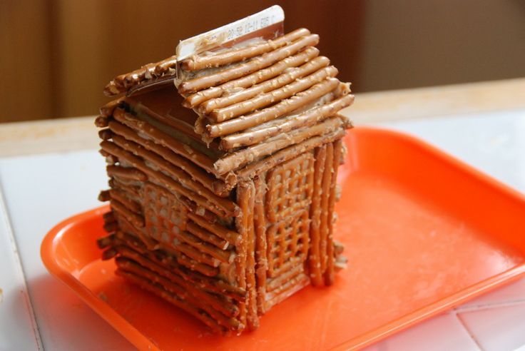 pretzel log cabin craftcnm pretzel log cabin craftcnm