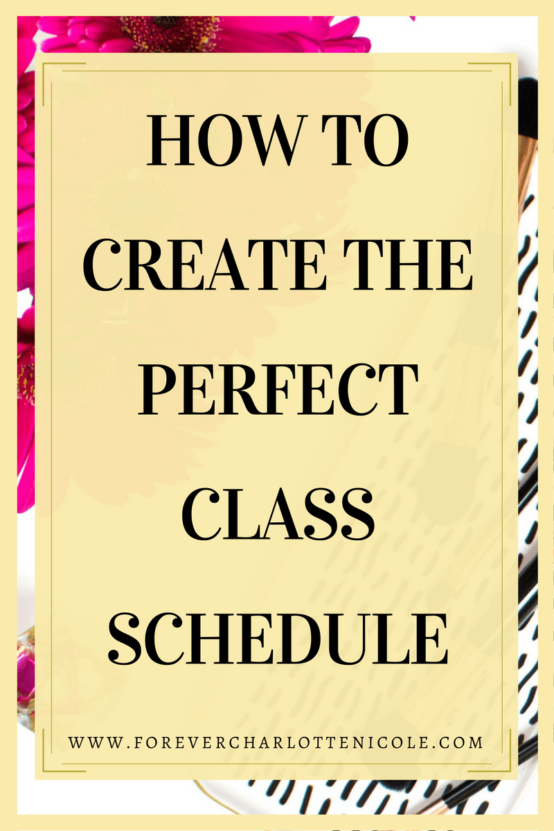 how to create the perfect college class schedule kids create college class schedule