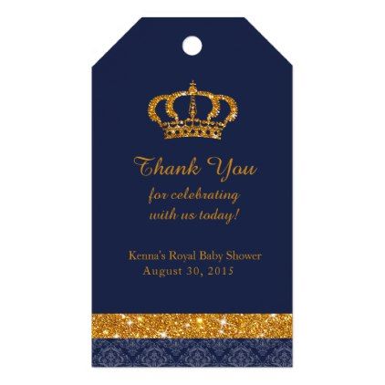 Thank You Cards Instant Download Crown Notes Royal Digital Gold Stripes Blue Thank you for Celebrating the Little Prince