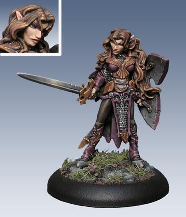 Painted Reaper BONES Miniature Female Warrior