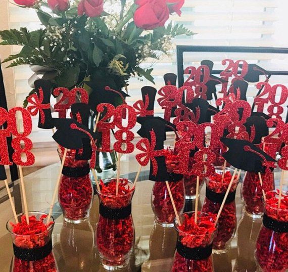 Graduation Centerpiece Sticks 2018, Graduation Party, Party Decor, Graduation Decorations, Graduatio Outdoor Graduation Parties, Graduation Party Planning, Graduation Party Themes, College Graduation Parties, Graduation Party Decor, Graduation Ideas, Graduation Desserts, Graduation Bouquet, Graduation Cupcakes