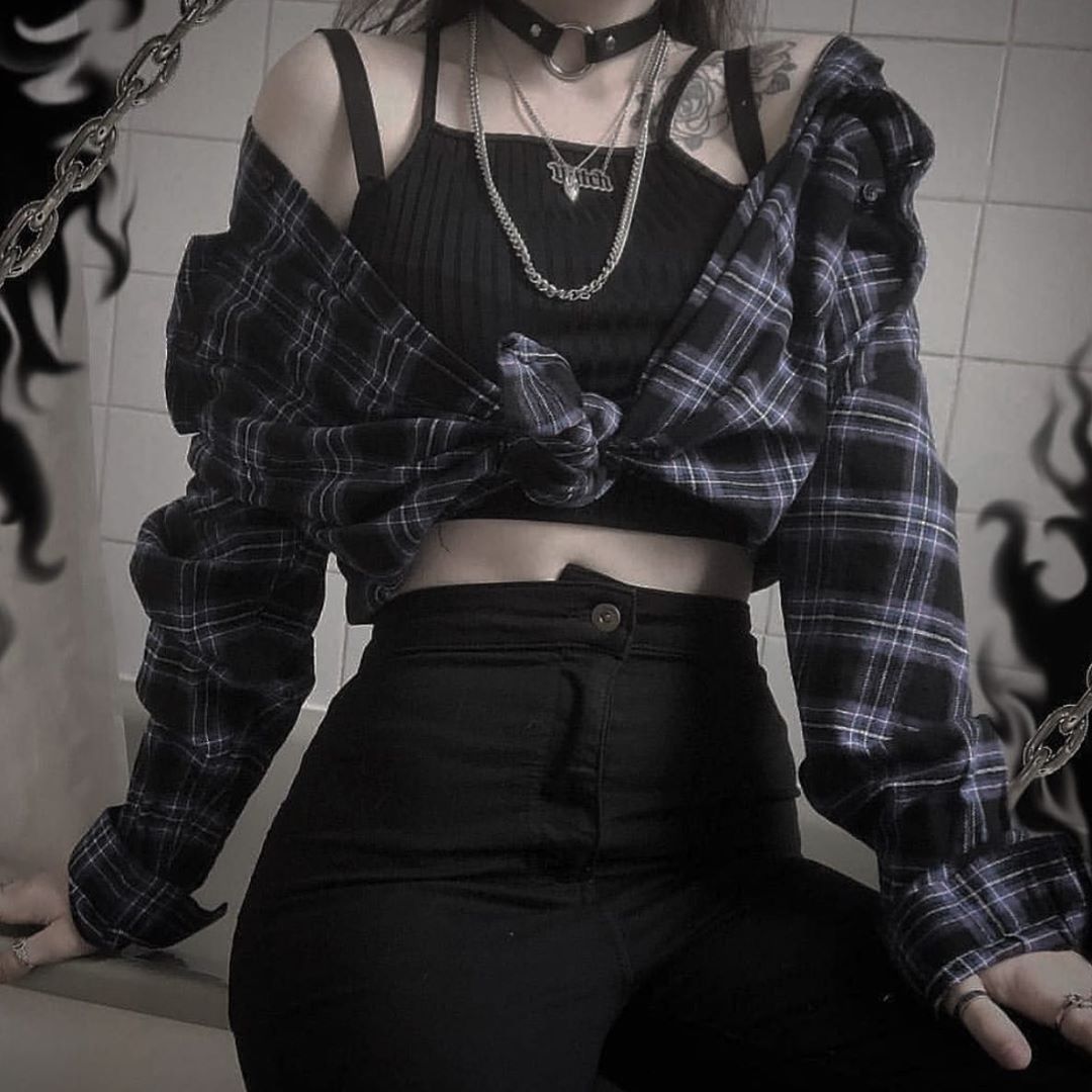 Featured image of post The Best 13 Aesthetic Grunge Outfits Tumblr Black Clothes Aesthetic