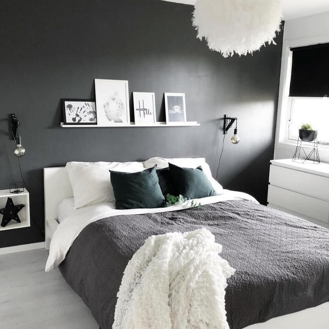 Modern Bedroom Decor, Grey Bedroom, Bedroom Inspo, Bedroom Makeover, Bedroom Interior, Bedroom Ideas, Modern Interior, Design Bedroom, Adult Bedroom