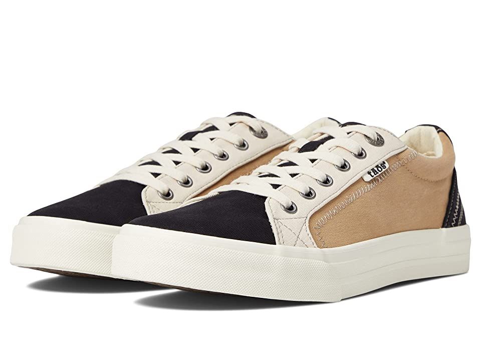 Taos Footwear Plim Soul - Women's Shoes : Black/Tan Multi : Please click for a more information on Curves Pods technology. Power through the busiest or most laid back of weekends in complete casual-comfort with the Plim Soul sneaker from Taos. Durable canvas uppers with contrast stitching and a round toe. Lightly padded tongue and collar. Traditional lace-up closure. Soft and breathable canvas linings are treated with SILVADUR Shield for an odor-free wear. Features a molded, contoured EVA Curves Tao, Zappos, Women's Shoes, High Top Sneakers, Heel Height, Outsole, Footwear, Lace Up, Pairs