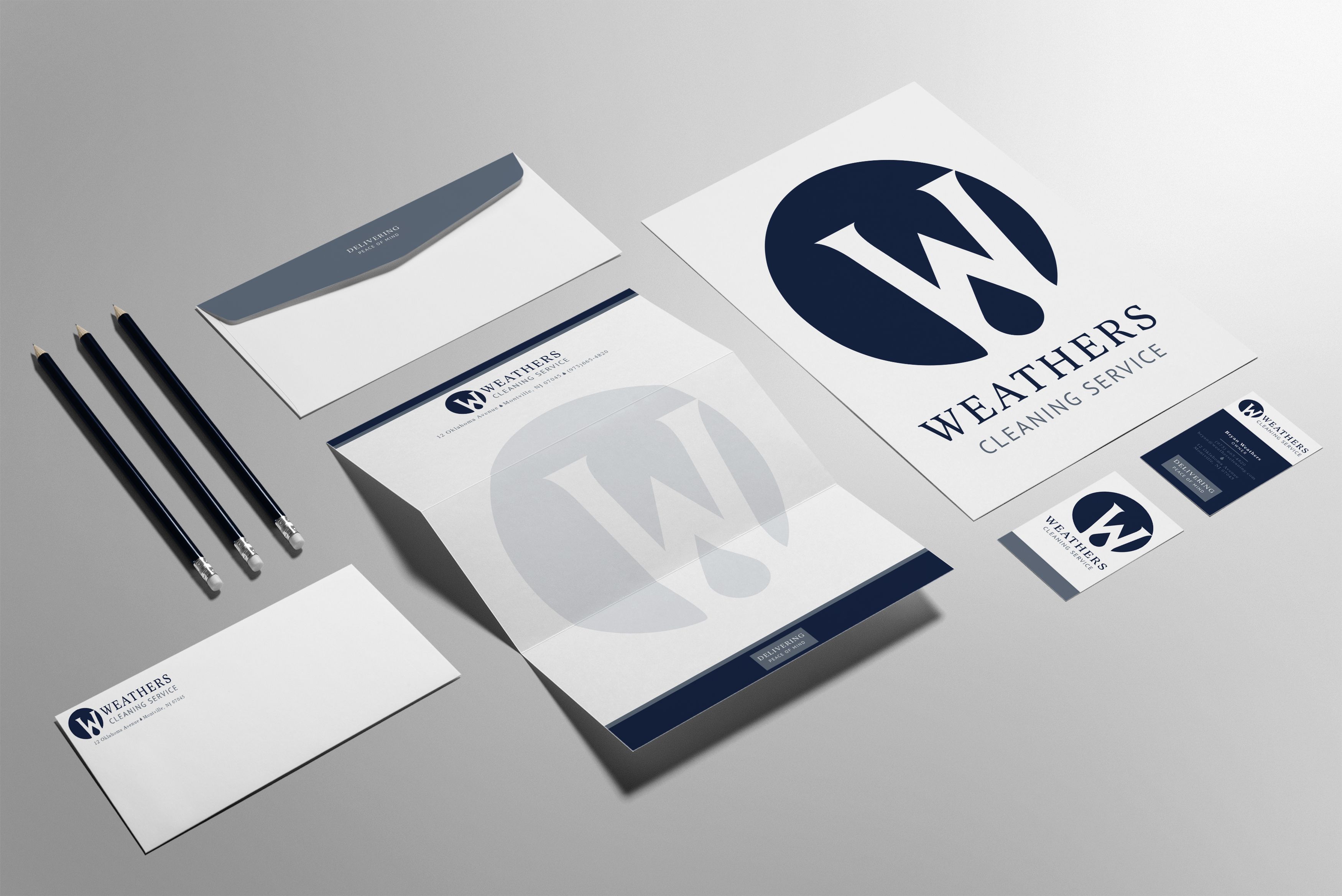 small business stationery set via little bow studios at