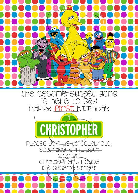 Free Sesame Street Printables Birthday