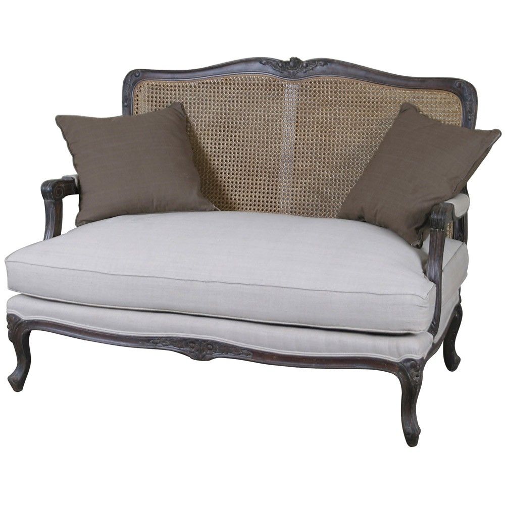Louis French 2 Seater Sofa With Rattan Back 589 Plans In 2018 Louis French 2 Seater Sofa With Rattan Back 589