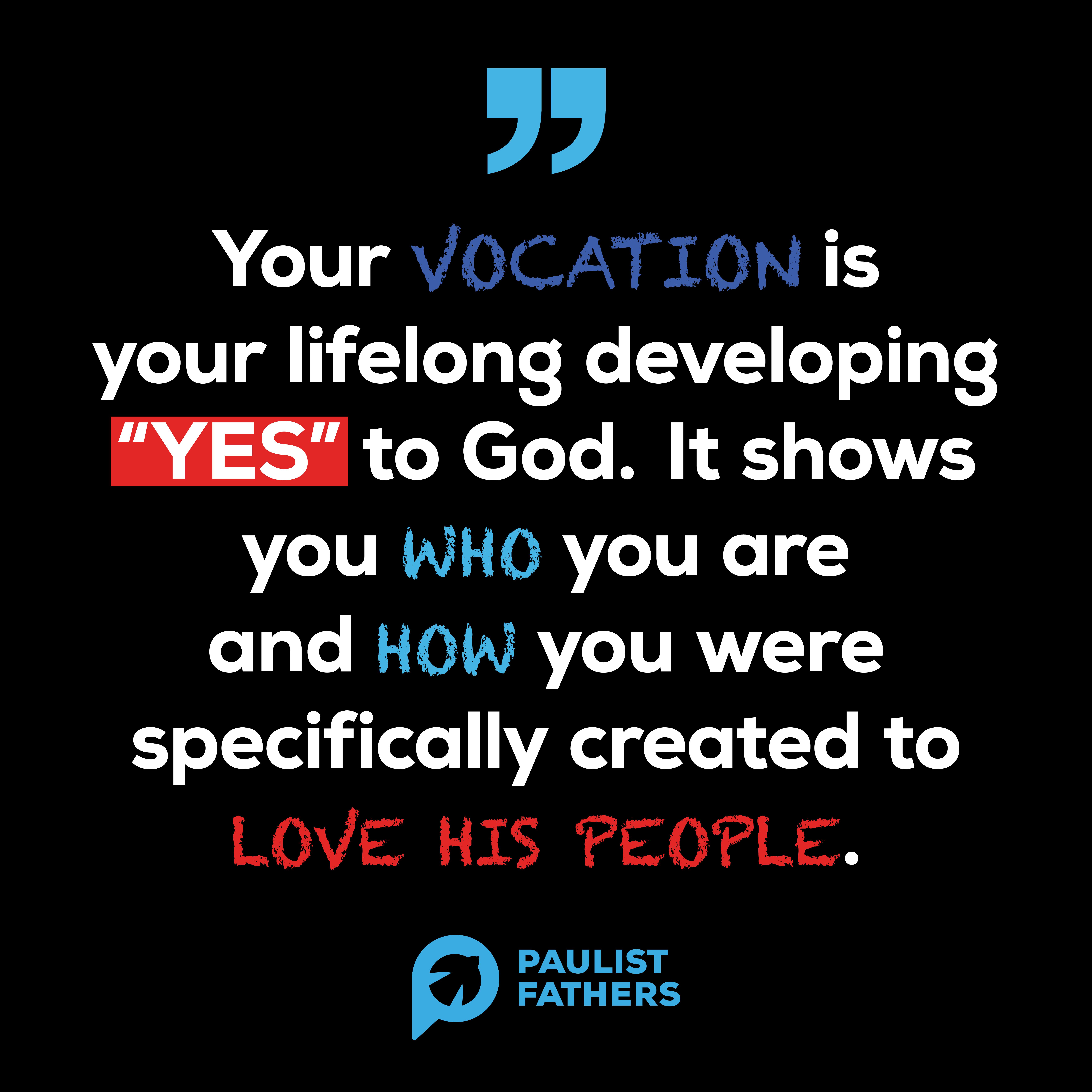 Your Vocation Is Vocation Serve God God Your Vocation Is Vocation Serve God God