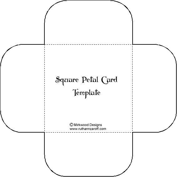 folded card templates