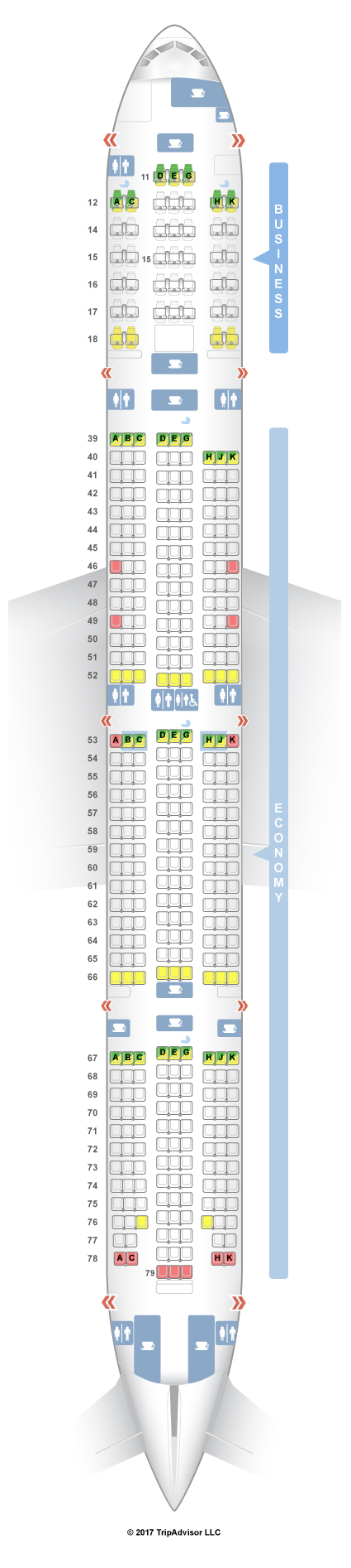 cathay pacific airways cx boeing 777 367 cathay pacific cathy pacific seating chart