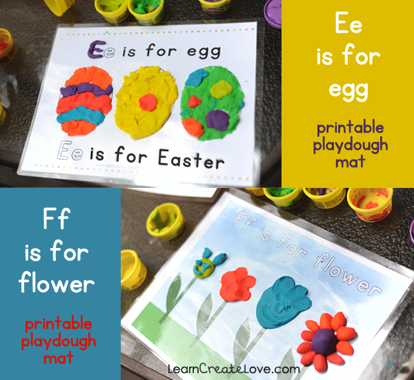 Spring Playdough Mats Counting To 10 Kids Journal Kids Learning Activities Playdough
