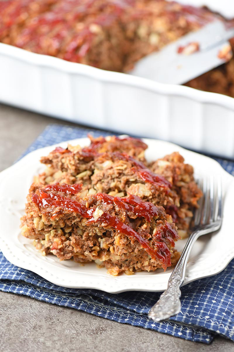 How to make the best meatloaf ever with oatmeal, BBQ sauce