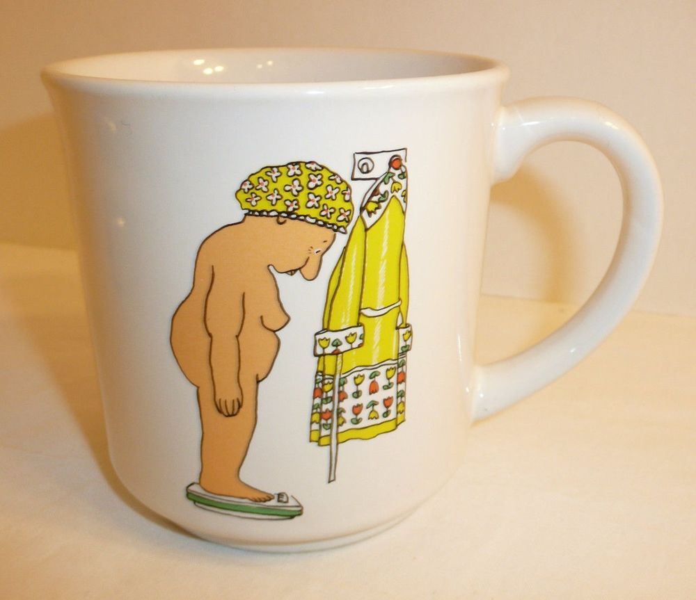 Woman Bathroom Scale Coffee Cup Mug Weight Loss Goal Funny Comic Woman Bathroom Scale Coffee Cup Mug Weight Loss Goal Funny Comic Cartoon Newyear Hadleyrobertson