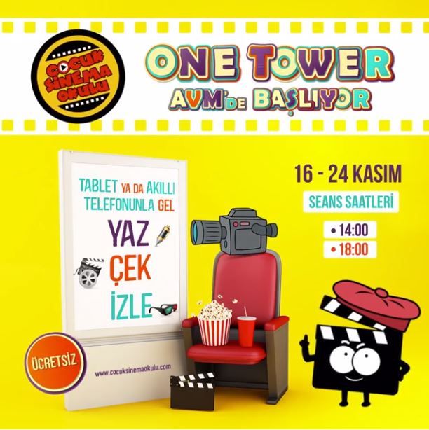 One Tower Avm Cocuk Sinema Okulu Okul Sinema Tatiller