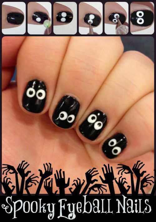 Pagan Wiccan Nail Art Nails Pinterest Nail Art Halloween Nail Art Halloween Nail Designs Holiday Nails