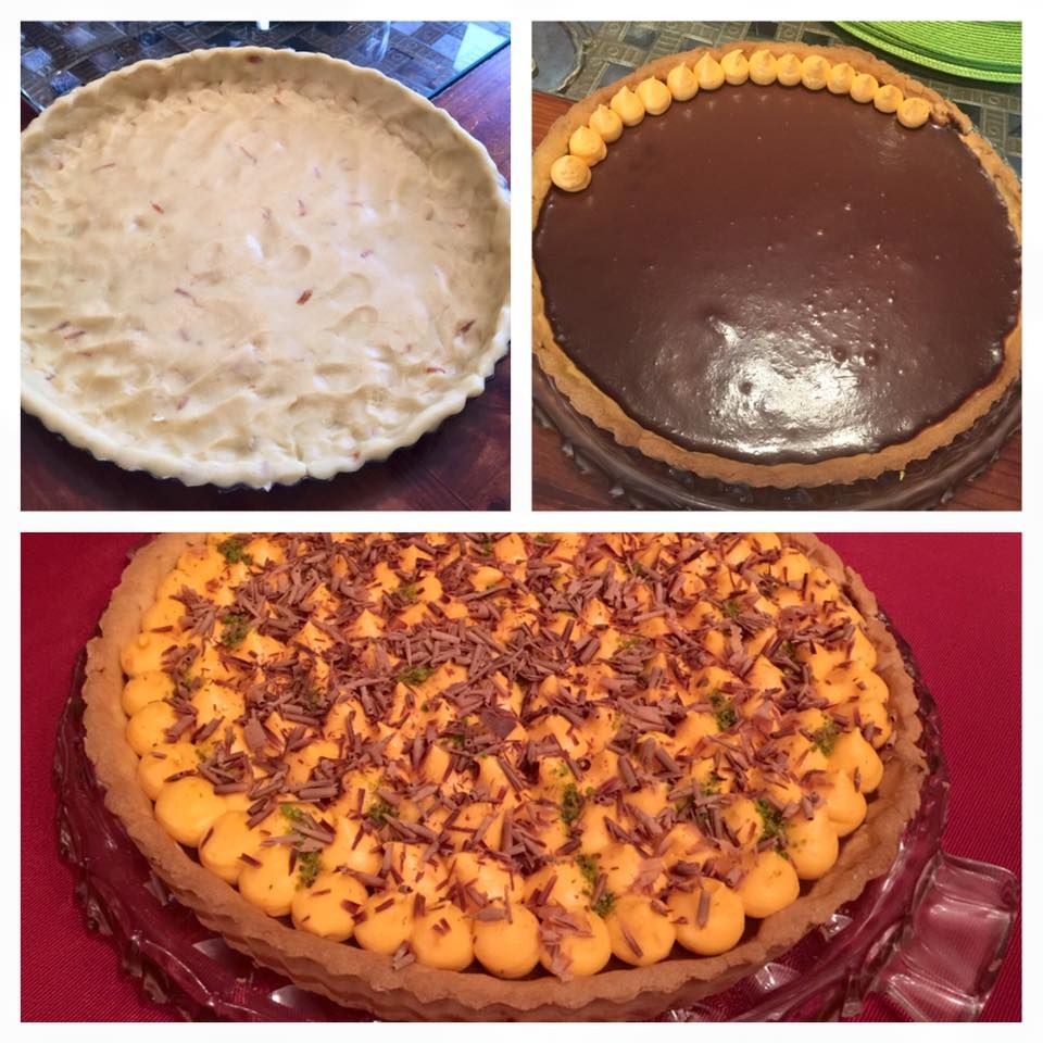 Portakallı Çikolatalı Tart Tarifi Portakallı Çikolatalı Tart Tarifi