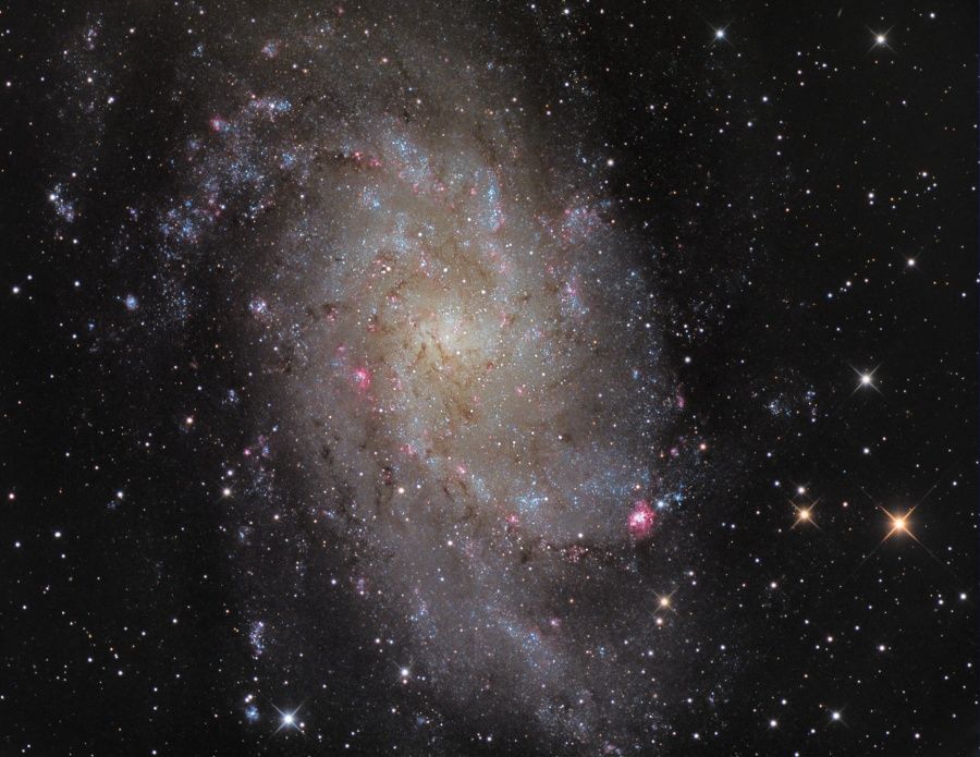 Apod 2010 December 3 M33 Triangulum Galaxy Triangulum Galaxy Galaxy Images Astronomy