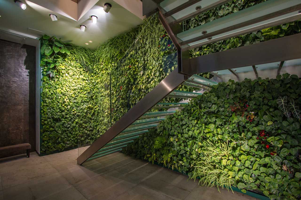 7 meravigliosi benefici del giardino verticale interno Giardino verticale interno
