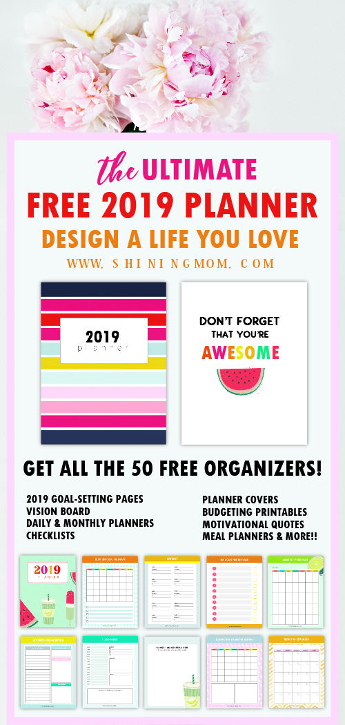 the ultimate free planner 2019 design a life you love cute monthly planners