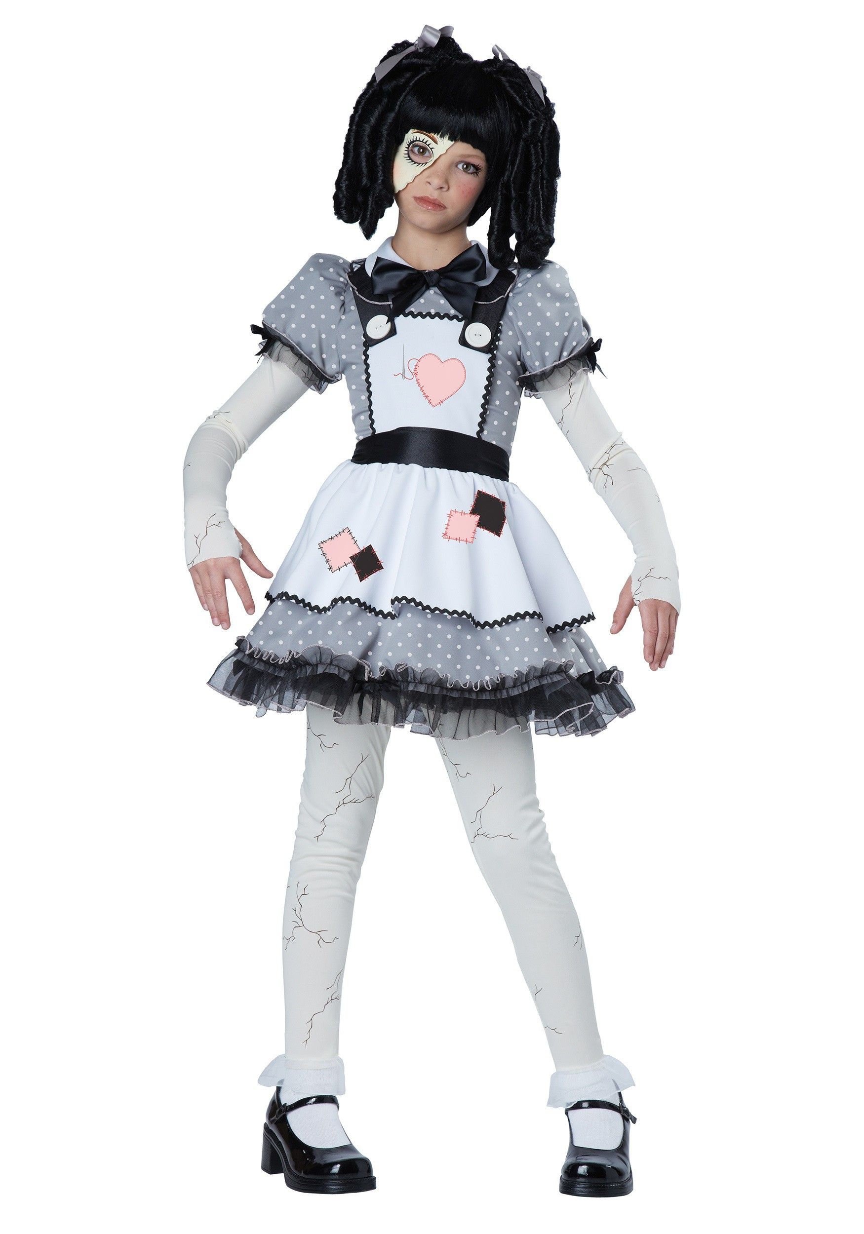 Girls Haunted Doll Costume Doll Halloween Costume Doll Costume